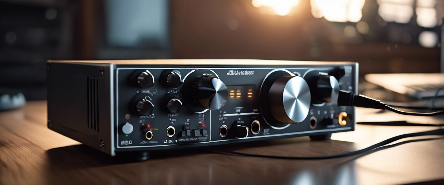 Audio interface setup