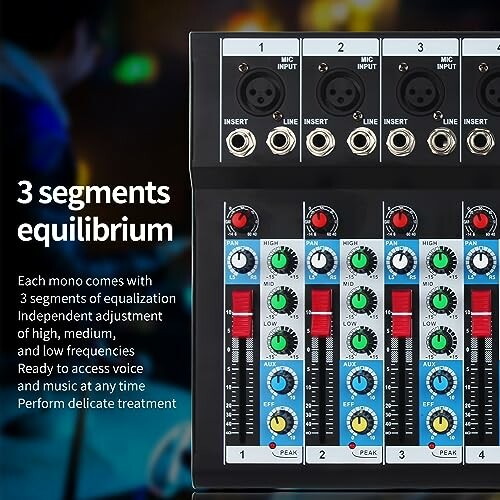 FULODE 7-Channel Audio Mixer