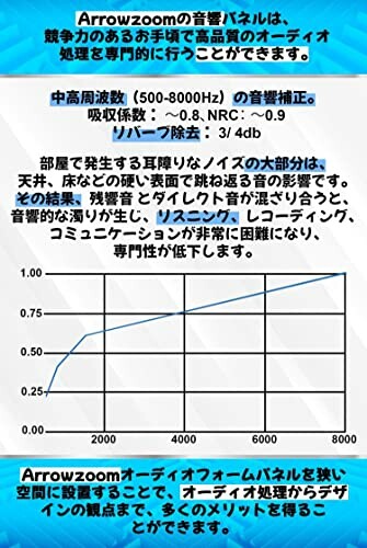 Japanese text with audio panel info and graph.