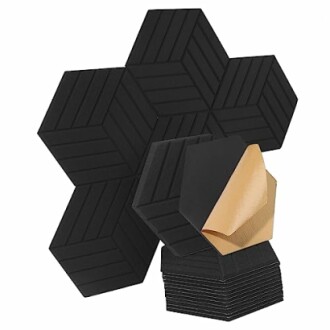 24 Pack Hexagon Acoustic Panels