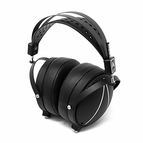 Black over-ear headphones with padded ear cups and adjustable headband.