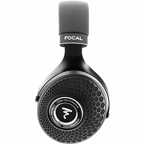 Focal Clear Mg Professional headphones with black and silver design