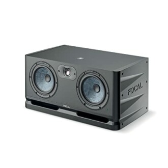 Focal studio monitor speaker with dual woofers and tweeter.