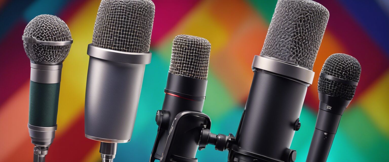 Different types of microphones