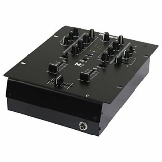 Numark M2 DJ mixer with controls and knobs