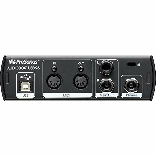 PreSonus AudioBox USB 96 audio interface with MIDI and audio outputs