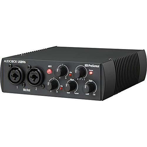 PreSonus AudioBox USB96 audio interface with control knobs and inputs