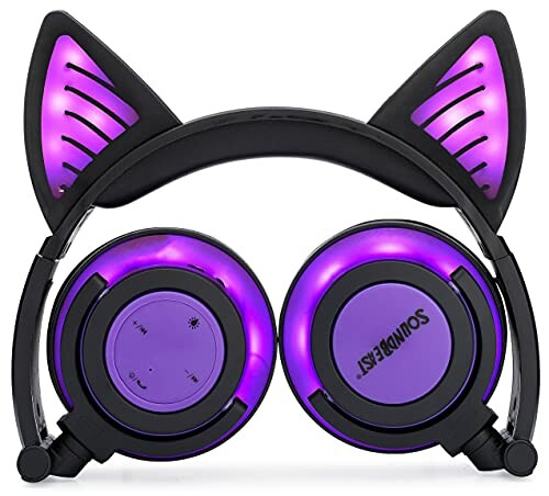 SoundBeast Bluetooth Cat Ear Headphones