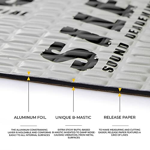 Siless 80 mil Sound Deadening Mat