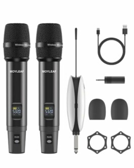 MOYLEAF Wireless Microphones AD33-A