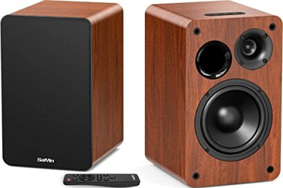 Saiyin Bluetooth Bookshelf Speakers