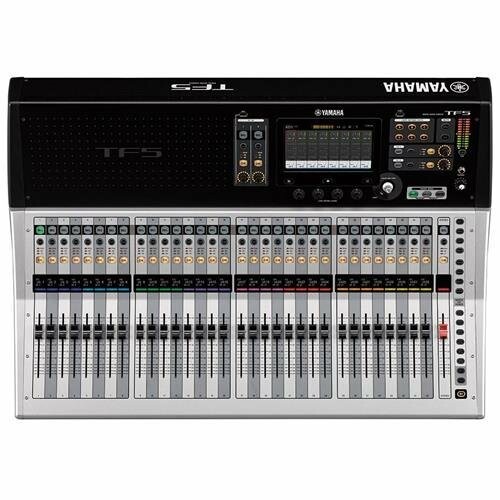 Yamaha TF5 digital audio mixer with touchscreen and faders